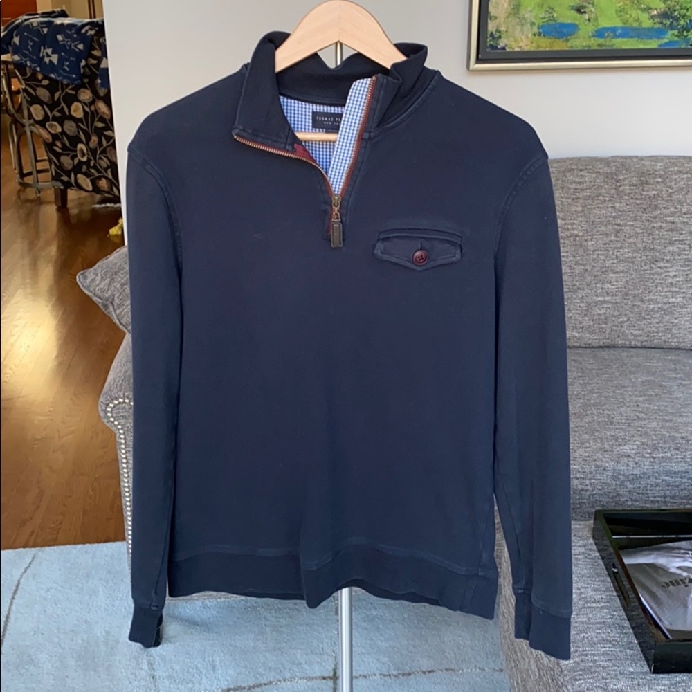 Thomas Parker Quarter Zip Sweater